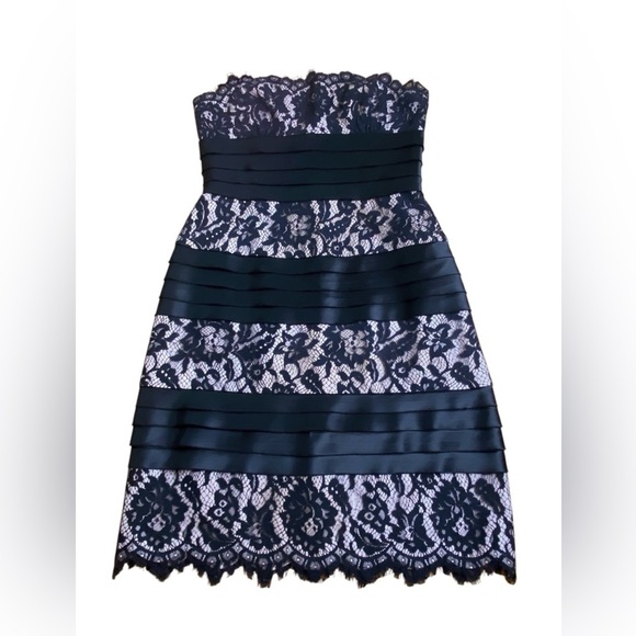 BCBGMAXAZRIA Lace Strapless Cocktail Dress Women’s Size 0 - Picture 6 of 16